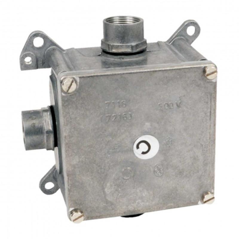 Коробка распределительная алюминиевая 7116 C (M20) IP54 96х96х64мм